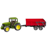 Ciągnik John Deere 6920 z przyczepą wywrotką