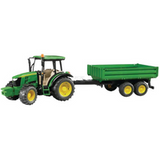 Ciągnik John Deere 5115M z przyczepą